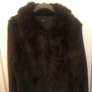 Women's "Luii" Genuine Rabbit Fur Jacket